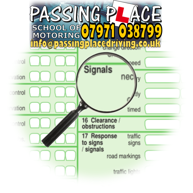 Passing Place - Driving Test Criteria - Page Title Graphic
